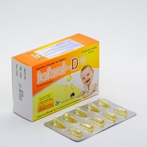 Infant D từ ánh nắng mặt trời viên uống bổ sung Vitamin D