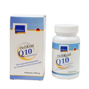 Viên uống Coenzyme Q10 + Vitamin E bảo vệ tim mạch, chống lão hóa da, hỗ trợ não và trí nhớ, hộp 60 viên
